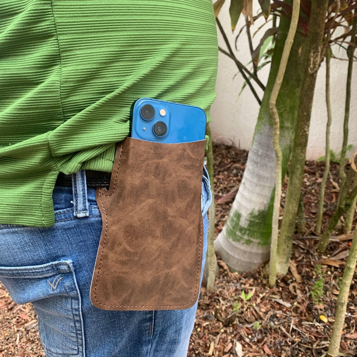Men's Cell Phone Belt Pack Bag Loop Waist Holster Pouch Case