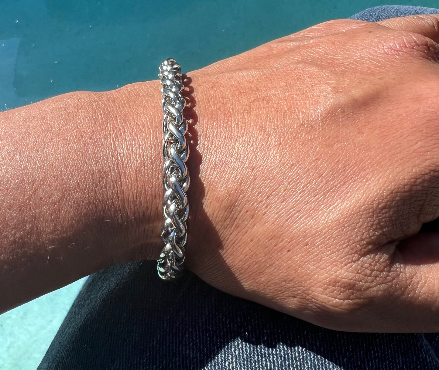 Stainless Steel 3. 2mmnk Flat Bracelet Men's Titanium Steel Bracelet Wholesale