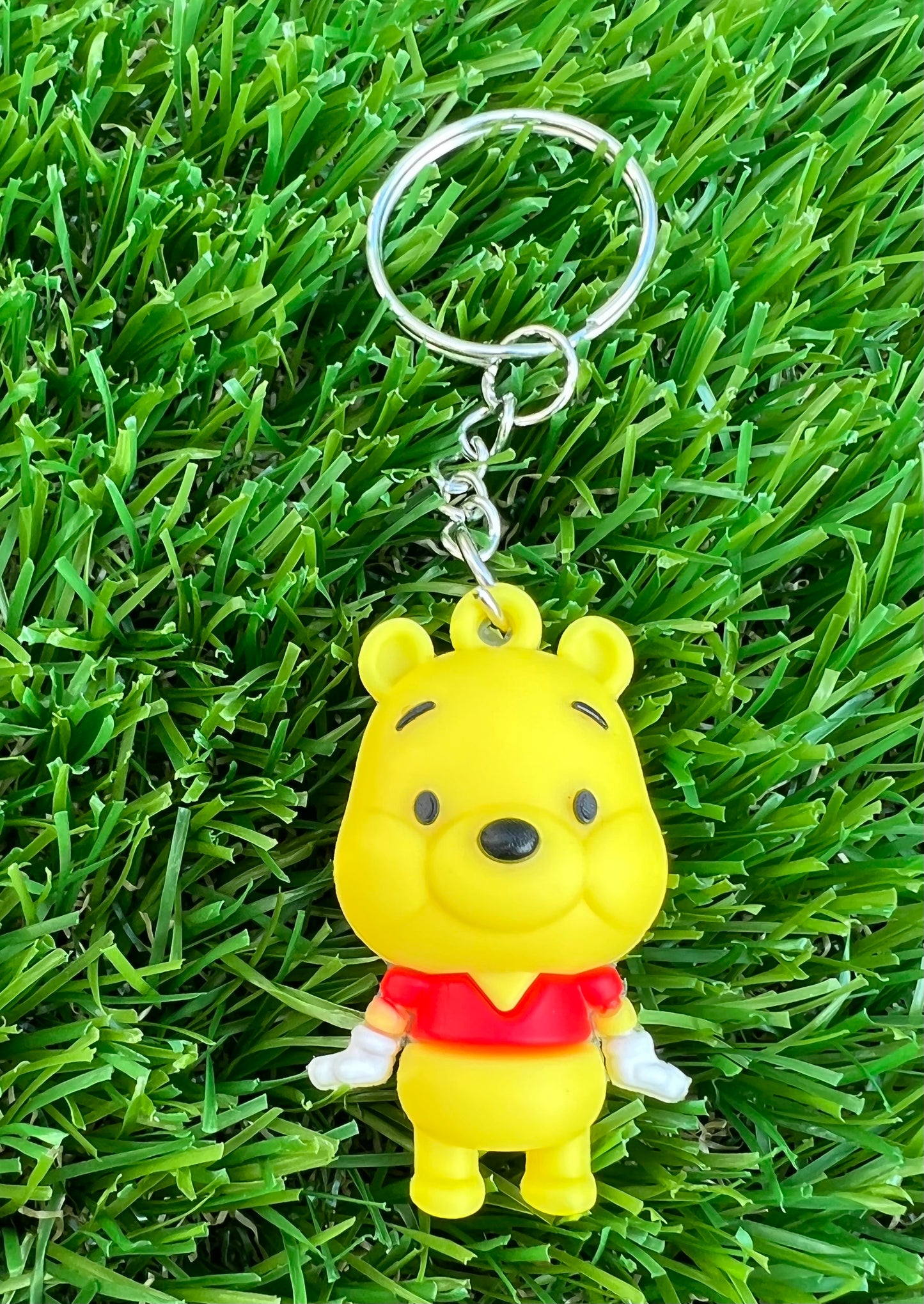 Winnie The Pooh Keychain - 3D PVC Extremely Durable