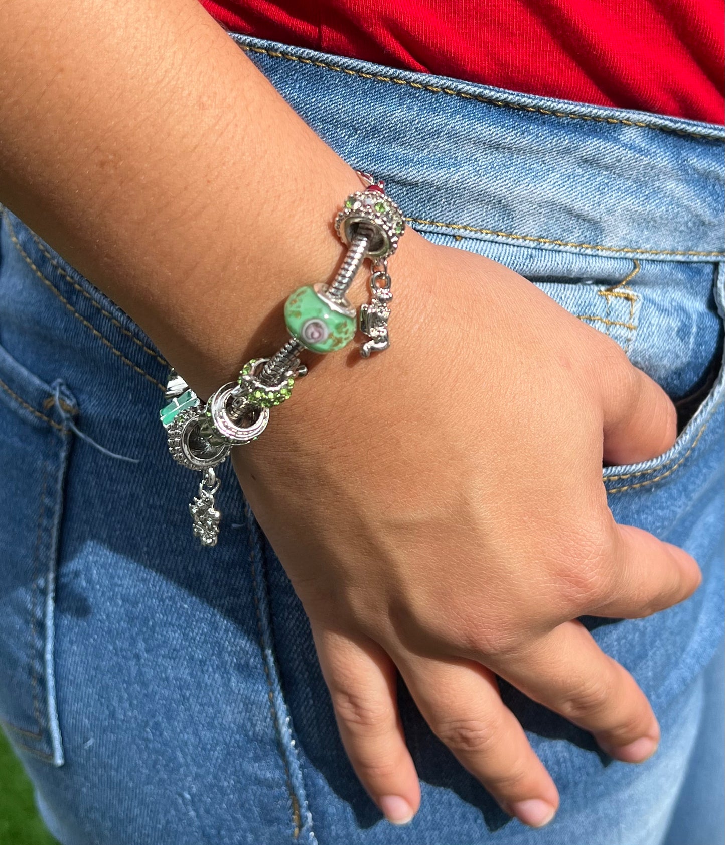 Colorful Retro Beaded Bracelet – Handmade Glass Crystal Jewelry for Women