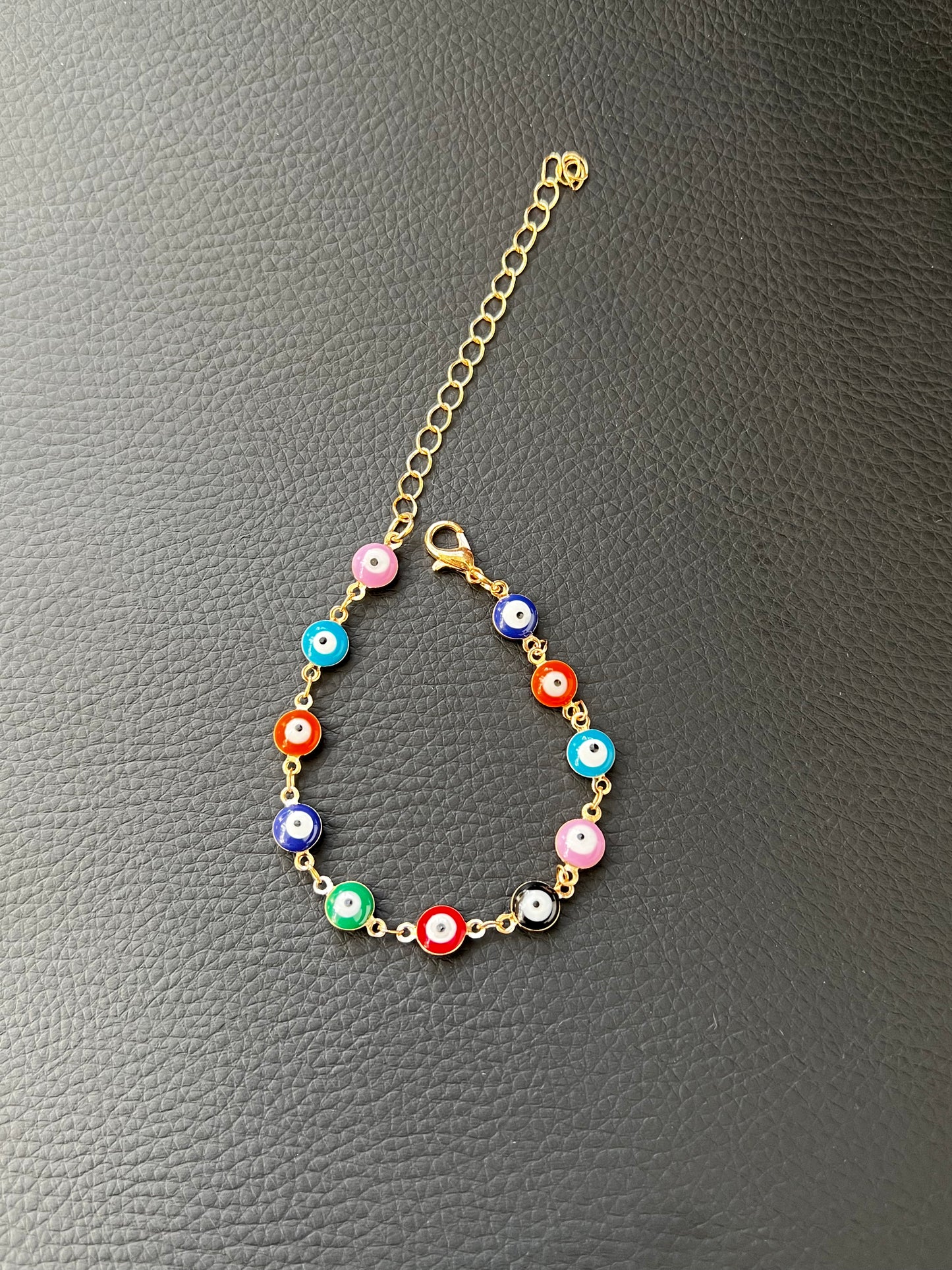 bohemian style colorful retro 11 devil eyes necklace bracelet anklet combination accessories
