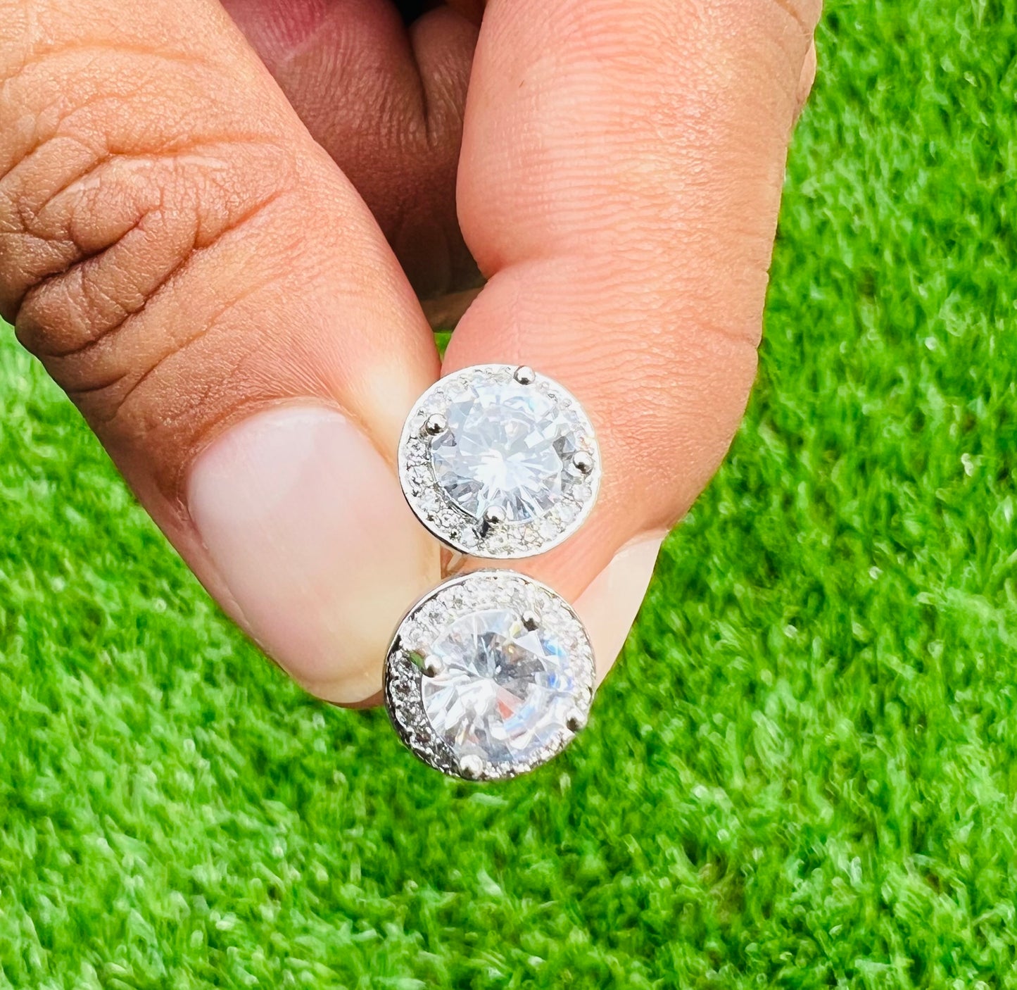 925 Silver Stud Earrings for Women Fashion Jewelry A Pair/set