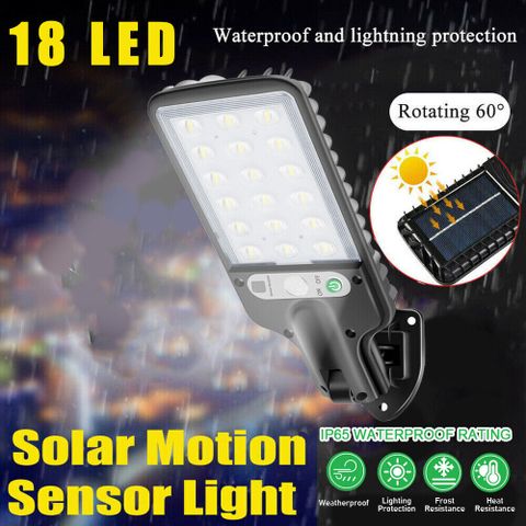 Super Bright 990000LM LED Solar Motion Sensor Light Outdoor Garden Street Lamp