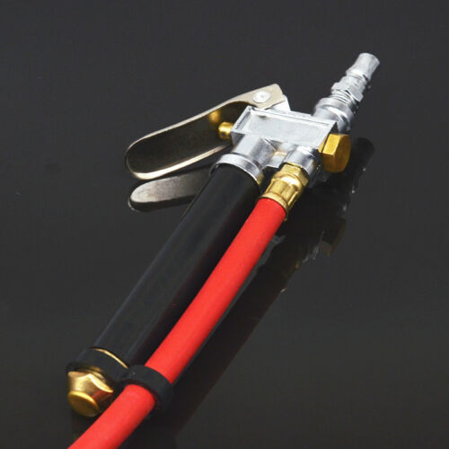 Car Auto Tire Inflator Gauge With Dual Head Chuck Air Compressor Tools
