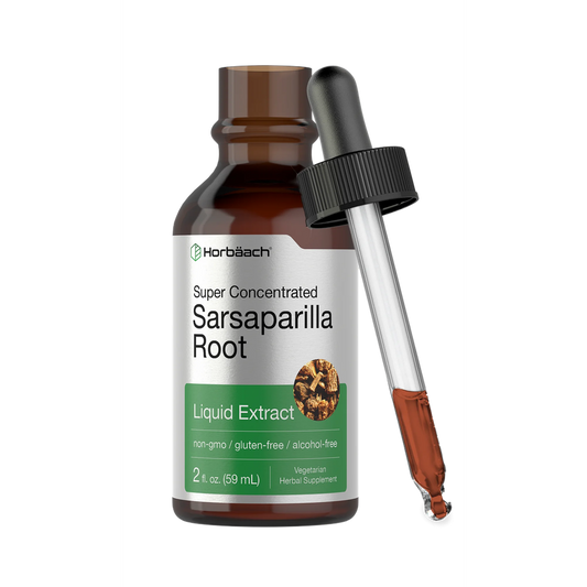 Sarsaparilla Liquid Extract | 2 oz | Vegetarian, Alcohol Free, Gluten Free | by Horbaach