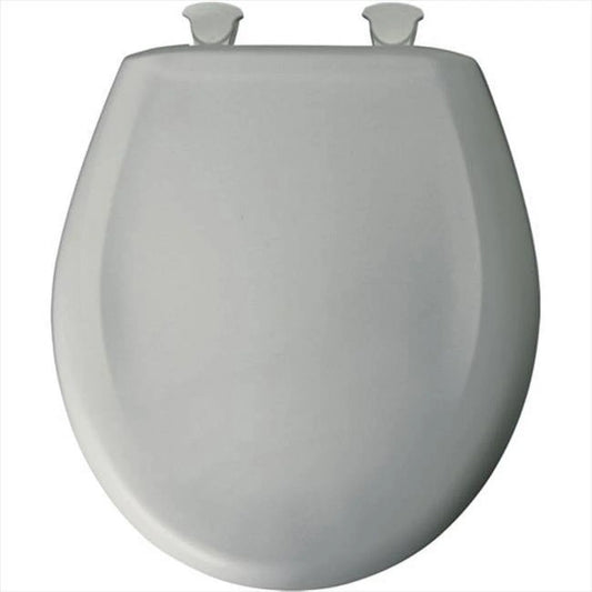 Church Seat 200SLOWT 062 Round Closed Front Toilet Seat in Ice Gray