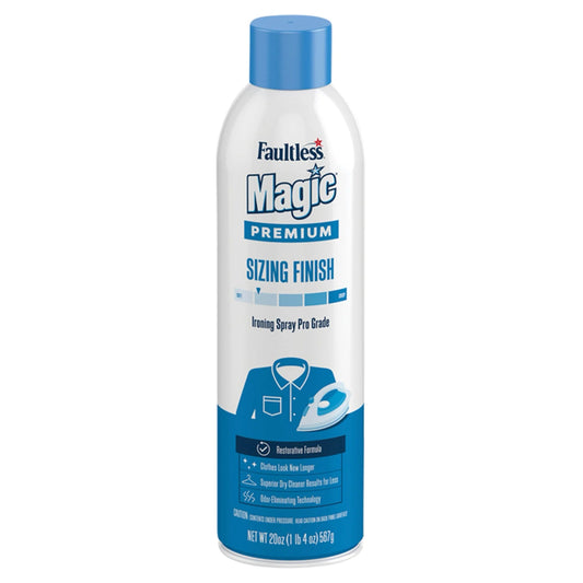 Faultless Starch Magic Fabric Light Finish Ironing Spray Sizing 20 oz