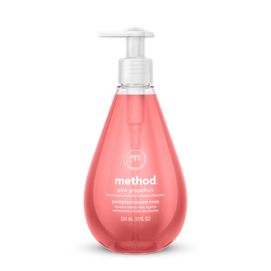 Method Gel Hand Soap, Pink Grapefruit, 12 Ounce