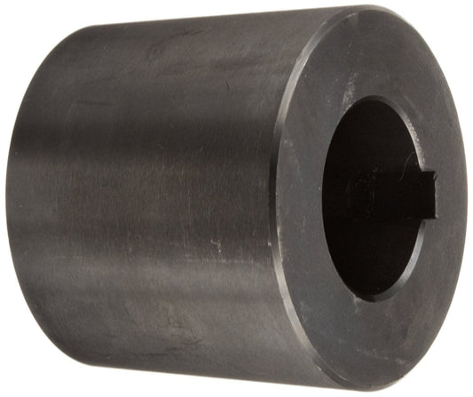 Part RC-100-KW Mild Steel, Black Oxide Plating Rigid Coupling, 1 inch bore, 2 inch OD, 3 inch Length, 5/16-18 x 1/2 Set Screw
