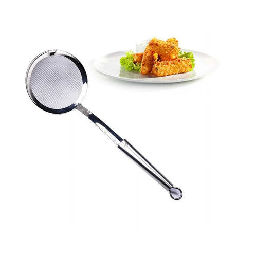 i Kito 4.7" Stainless Steel Fat Skimmer Spoon with Hanging Loop, Dishwasher Safe Soup Ladle for Hot Pot, Dumplings