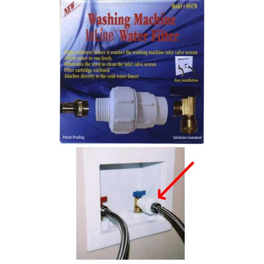 Inline Water Filters 85470 Washing Machine Inline Water Filter