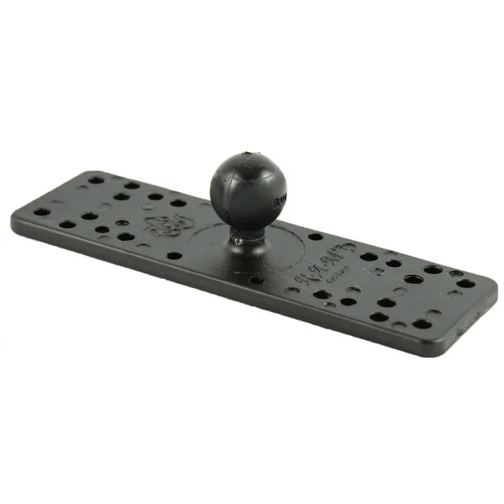 RAM RAM-B-111BU - Mounting plate - powder coat - for Garmin GPSMAP 162, 168 Sounder, 175, 180, 182, 185 Sounder, 188 Sounder, 232, 238 Sounder