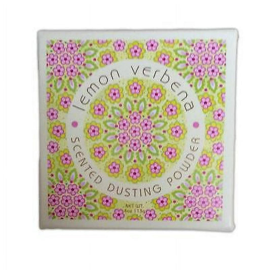Greenwich Bay LEMON VERBENA Dusting Powder, After-Bath Body Skin Powder, 4 oz.