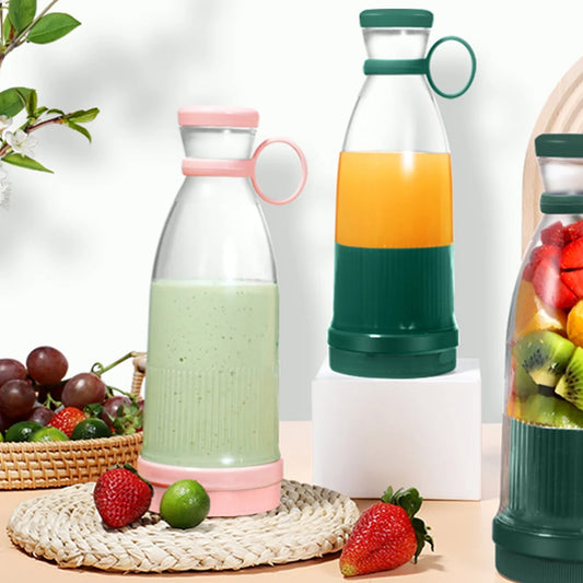 Evjurcn Portable Blender 1200mAh USB Rechargeable 350ml Mini Juicer Blender Smoothie Blender for Travel Sports Kitchen