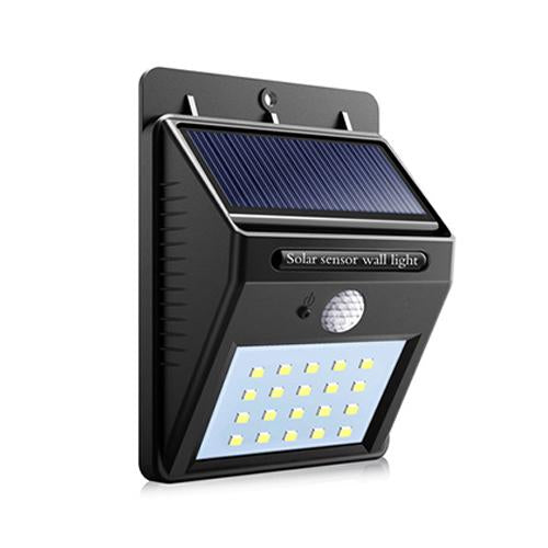 20 LED Solar Power Night Light Wall Lamp – Outdoor Motion Sensor Security Light