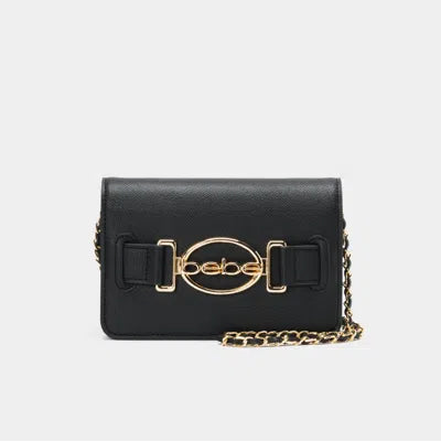BEBE Leilani solid handle crossbody - Black
