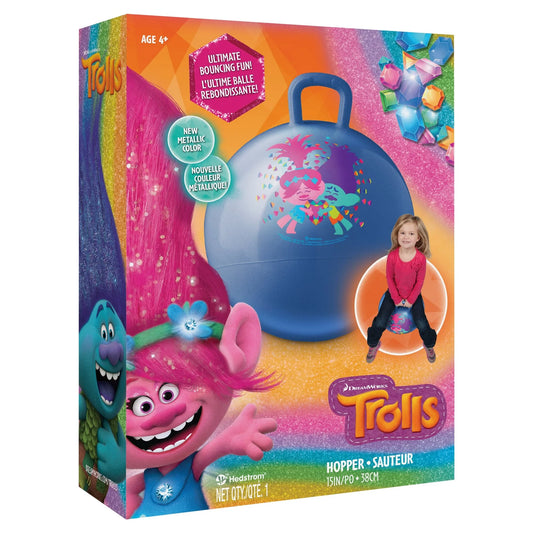 Trolls Hopper Ball, Hop Ball for Kids, 15 Inch, Trolls