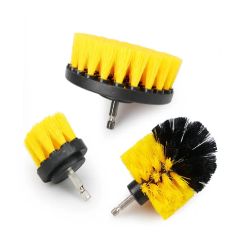 Hard Bristle Car Wash Drill Brush – Nylon Scrubber for Auto Detailing & Cleaning
