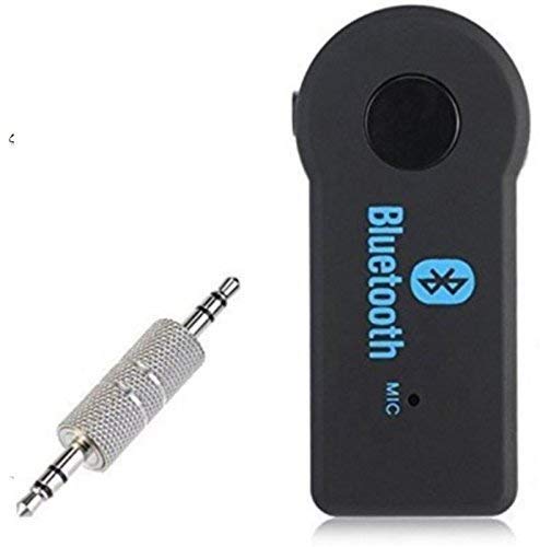 Wireless Bluetooth AUX Audio Receiver – 3.5mm Car/Home Stereo Adapter with Mic