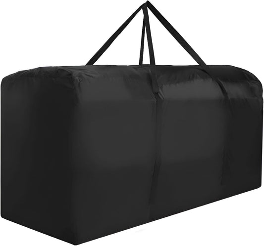 Patio Waterproof Extra Large Protective Zippered Outdoor Cushion Furniture Storage Bag with Handles