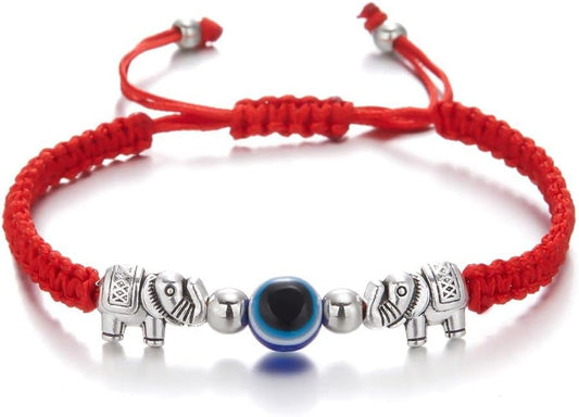 Fashion Adjustable Bracelet Creative New Blue Eye Bracelet Evil Eye Red Rope Braided Bracelet