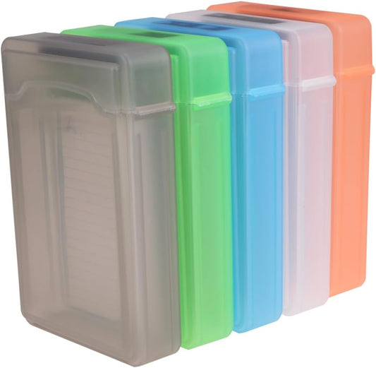 5 Pcs 3.5 Inches Hard Disk Drive Protection Storage Box Case