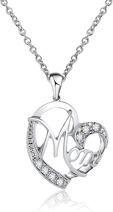 New Fashion Creative Mothers Day Gift Mom Diamond Necklace