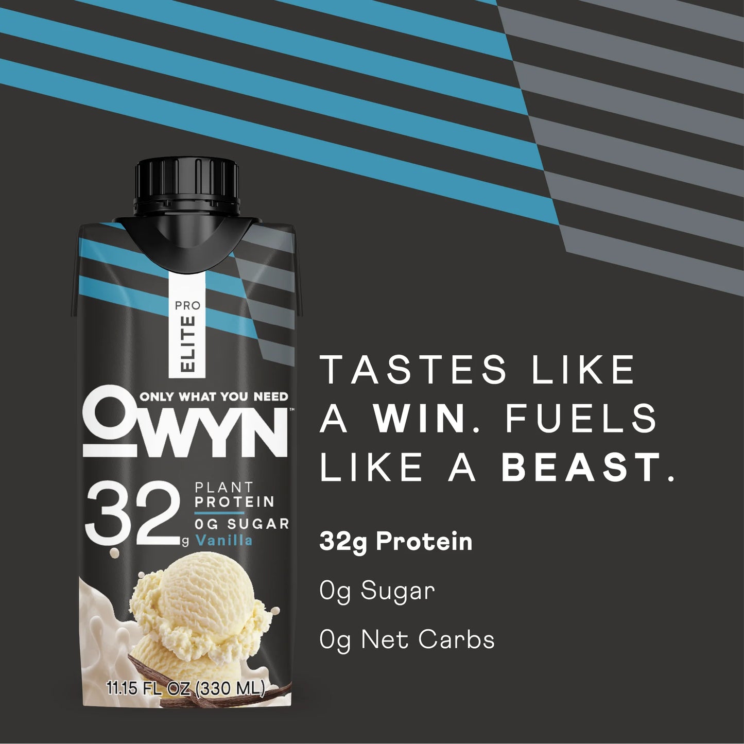 OWYN Pro Elite Protein Shake, Vanilla, 4 Ct, 32g