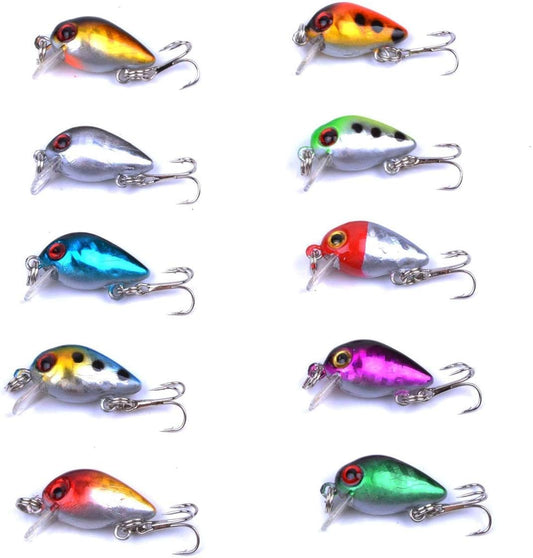 11 pcs Mini Crankbaits- Crappie/ Speck/ Panfish/ trout fishing lures