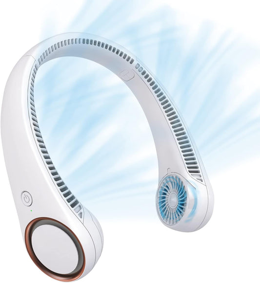 Neck Fan: Portable Personal Neck Cooling Rechargeable Bladeless Fan