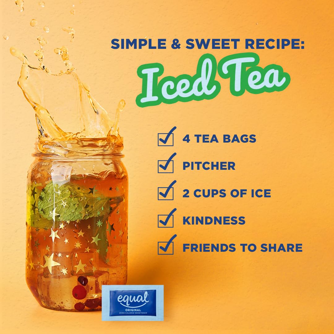 EQUAL 0 Calorie Sweetener, Sugar Substitute, Zero Calorie Sugar Alternative Sweetener Packets, Sugar Alternative, 230 Count,