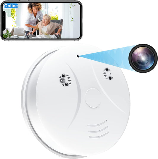 Hidden Camera Smoke Detector WiFi Spy Camera Hidden Cameras with Video HD 1080P