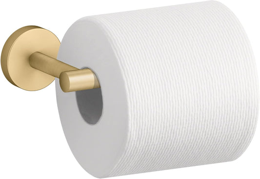 Modern Gold Chrome Toilet Roll Holder Wall Mounted Bathroom Toilet Tissue