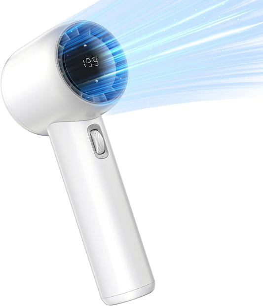 Portable Handheld Fan - High Speed(1-199) Small Mini Turbo Fan - [16H Cooling Time]