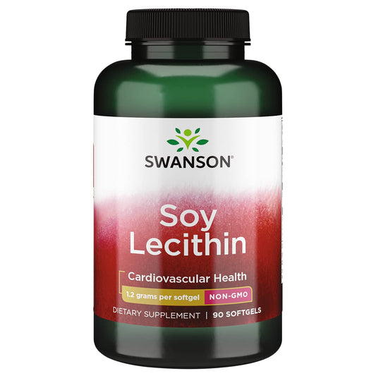 Swanson Soy Lecithin Non-Gmo 1.2 g 90 Sgels