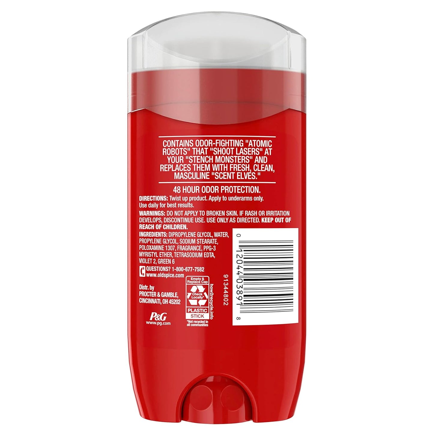 Old Spice High Endurance Deodorant for Men, Pure Sport Scent, 3.0 oz