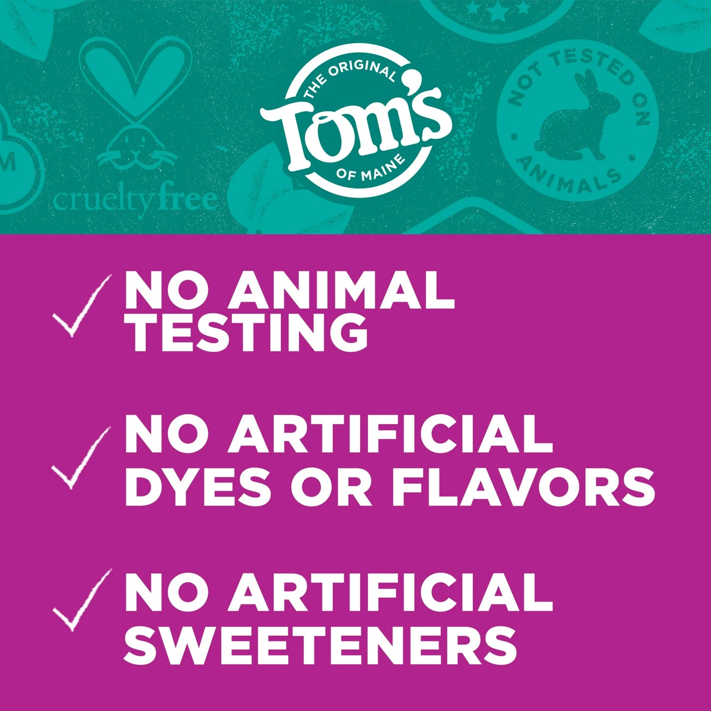 Tom’s of Maine Antiplaque and Whitening Fluoride Free Toothpaste, Peppermint, 4.5 Oz