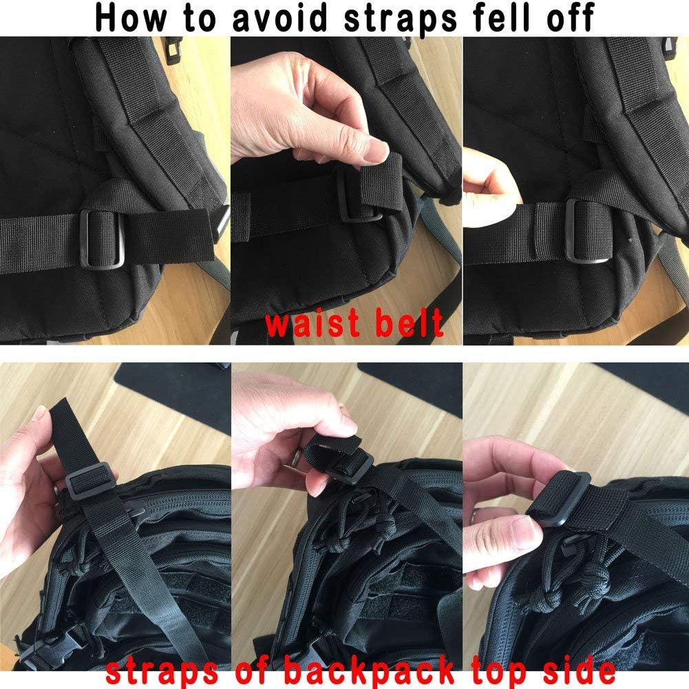 Military Tactical Backpack – Large 3-Day Assault Pack Army MOLLE Bug Out Bag for Hiking, Camping, Hunting, Survival Gear