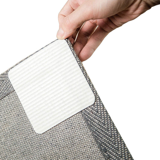 16 Pack Non Slip Rug Grippers Washable for Area Rugs, Grip Rug Corners to Prevent Sliding