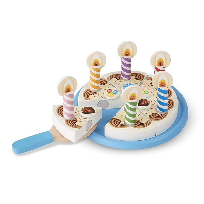 Wooden Birthday Cake Toy 34pieces