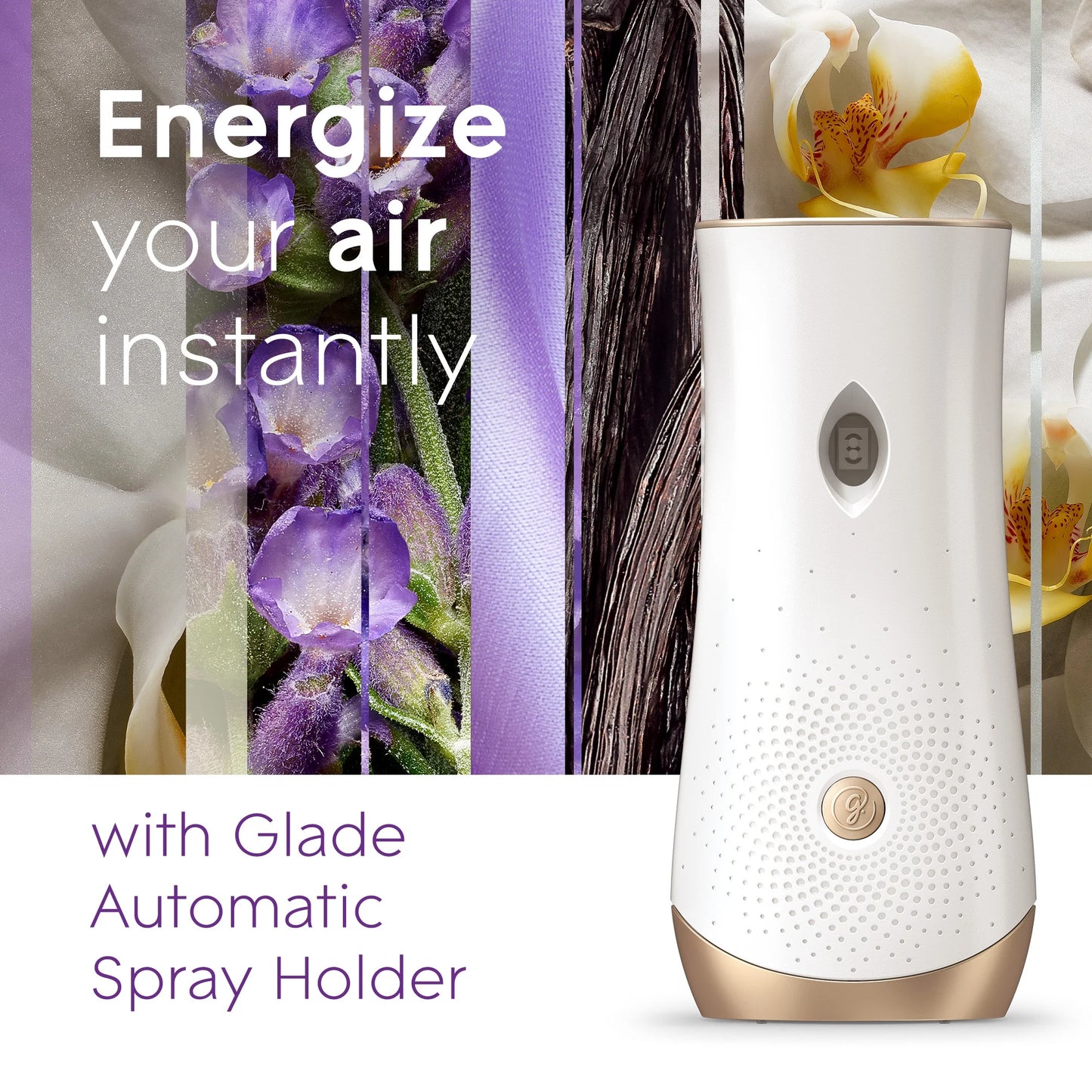 Glade Automatic Spray Refills, Air Freshener, Infused with Essential Oils, Lavender & Vanilla, 6.2 oz