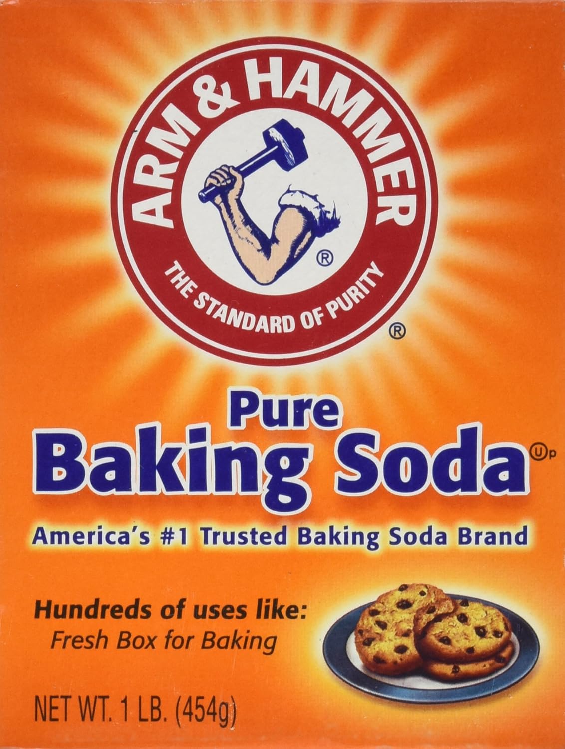 Arm & Hammer Baking Soda, 1 Pound (Pack of 2)