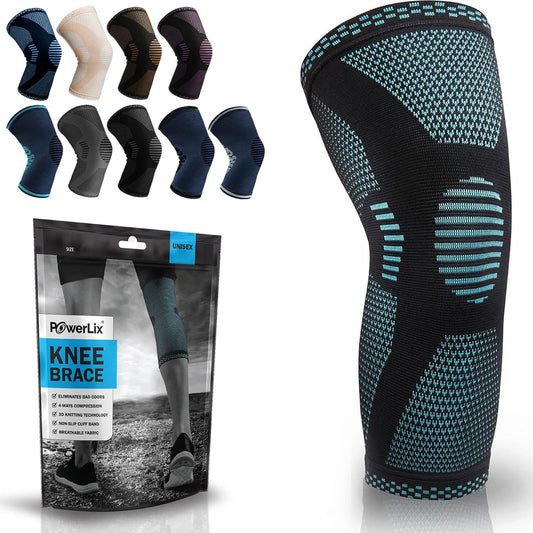 Compression Knee Sleeve Knee Brace for Meniscus Tear, Arthritis, Quick Recovery Single Wrap