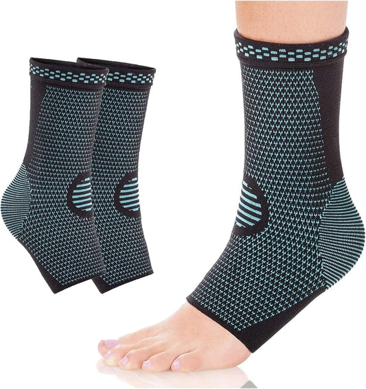 Foot & Ankle Brace Socks for Sprained Ankle Compression Sleeve
