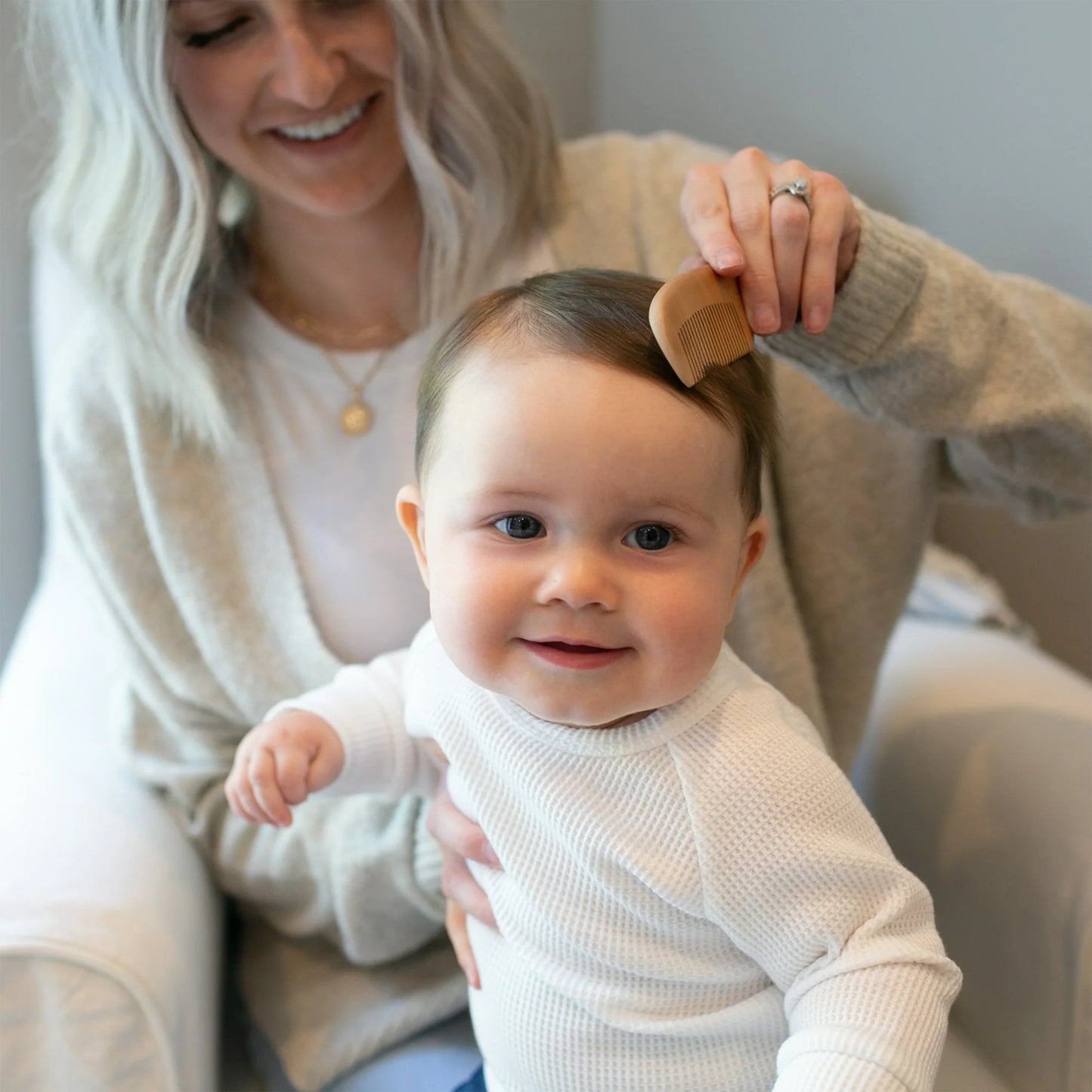 Dr. Brown's Healthy Baby Essential Care, Soft & Safe, Baby Brush Plus Comb for Infants & Toddlers