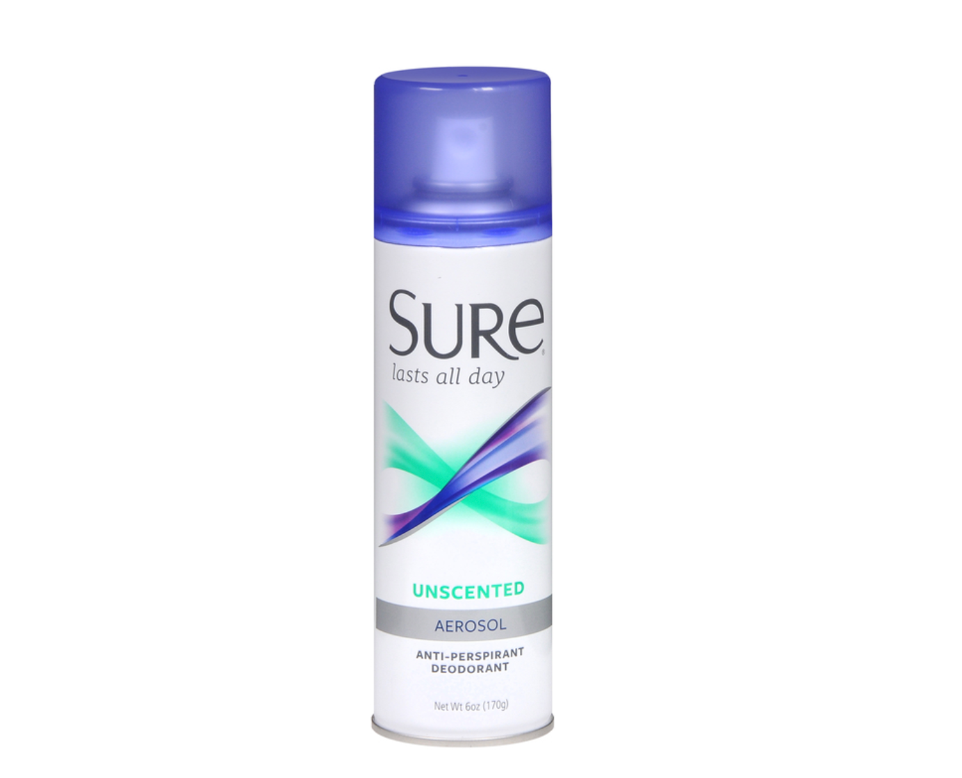 Sure Anti-Perspirant Unscented Spray Deodorant 6oz