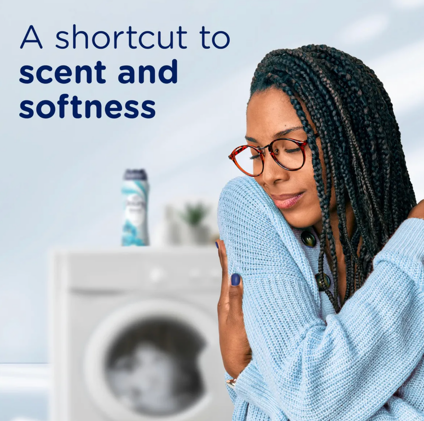 Downy Blends In-Wash Laundry Scent Booster Beads, Meadow Rain Scent, 24.5 OZ, Fabric Sottener Beads and Freshness