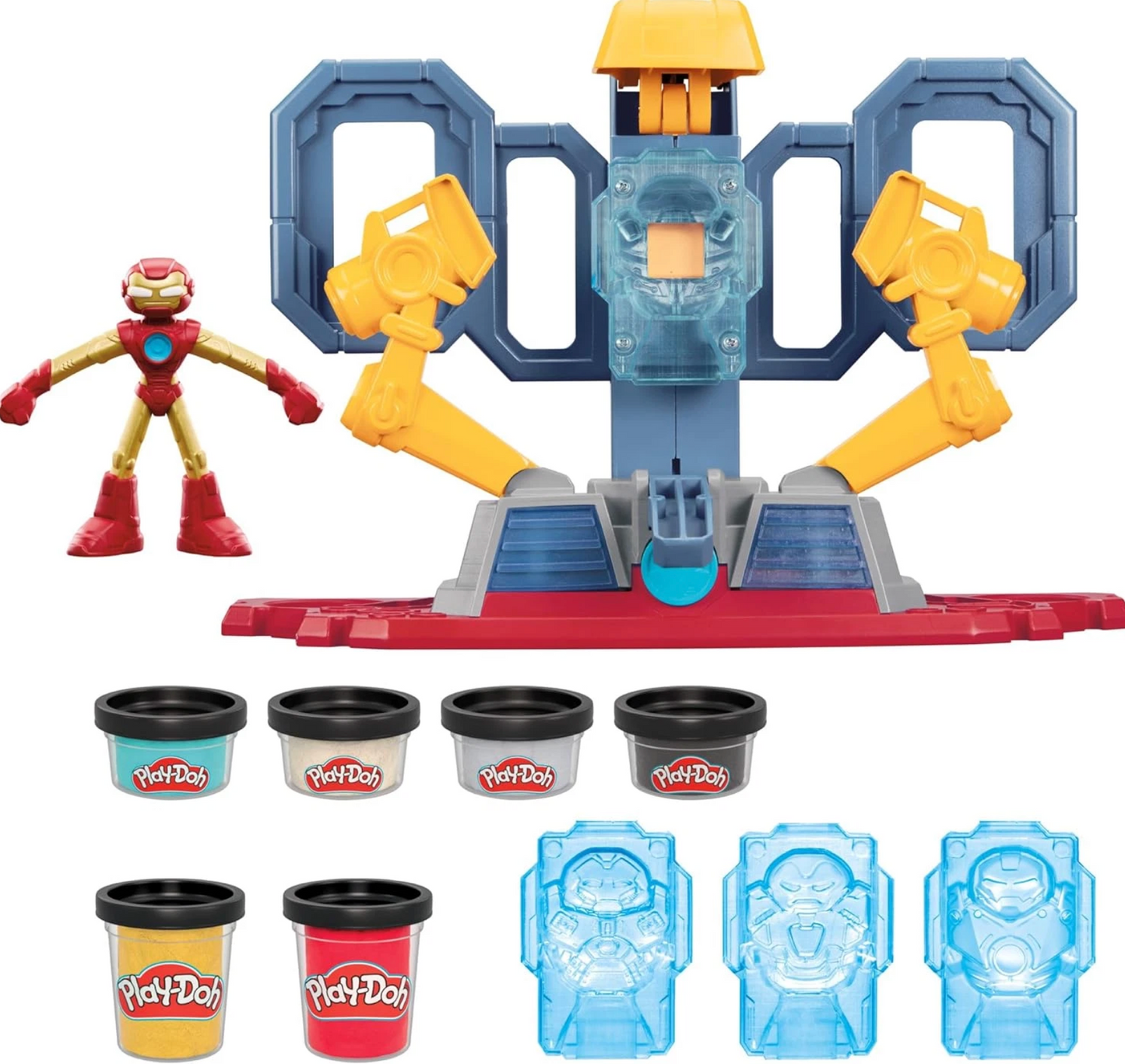 Play-Doh Marvel Iron Man Armor Maker Lab Playset with Lights and Sounds