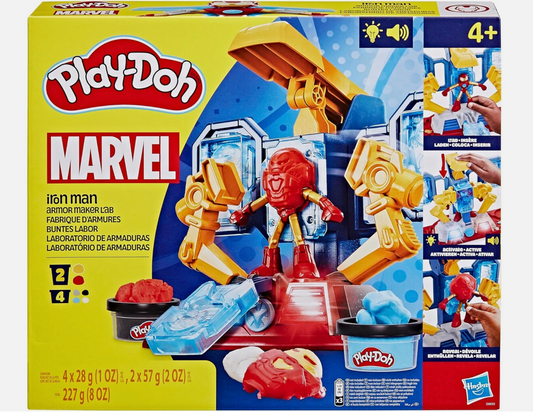 Play-Doh Marvel Iron Man Armor Maker Lab Playset with Lights and Sounds