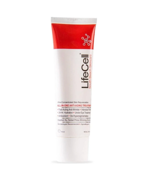 LifeCell South Beach Skincare All-In-One Anti-Aging Treatment 2.54 oz. - No Box